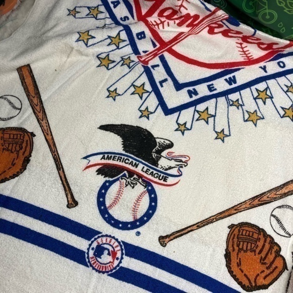 Yankees 1992 Bibb deadstock‎ towel MLB - Picture 5 of 10